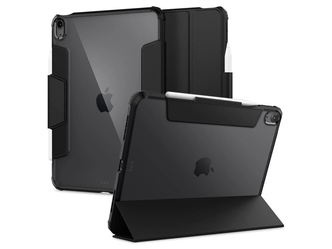 Capa Spigen Ultra Hybrid Pro para iPad Air 10,9" (2020/2022) / 11" (2024/2025/2026) - Preta