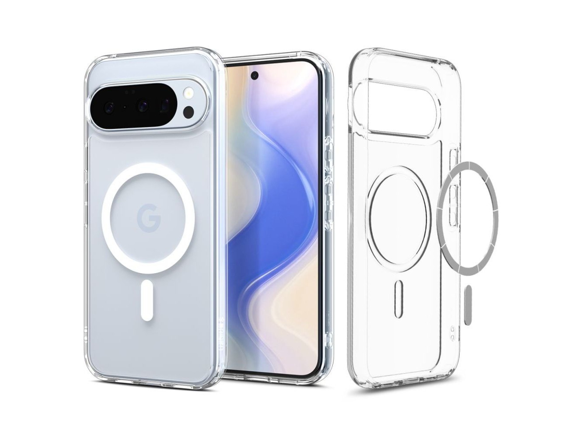 Spigen Ultra Hybrid Mag MagSafe Case for Google Pixel 10 / 10 Pro - Clear and White