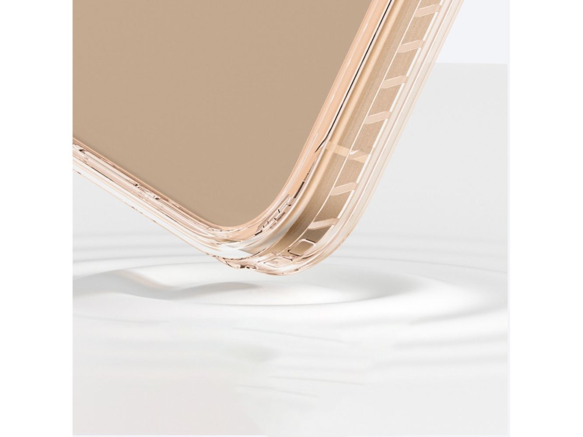 Capa AmazingThing Titan Pro Mag com anel magnético para iPhone 16 Pro - Ouro Rosa