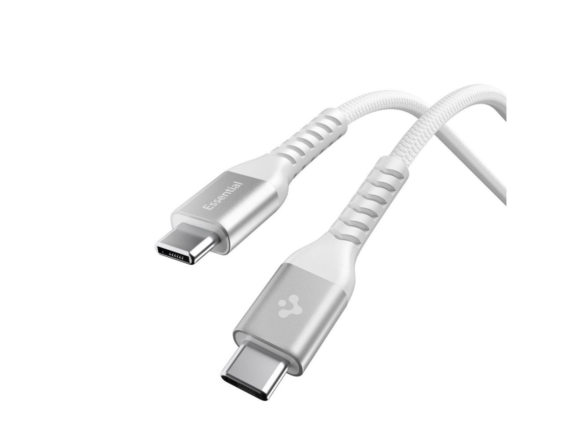 Cable Spigen EB10010CCA Essential USB-C / USB-C de 100 W y 100 cm - Blanco