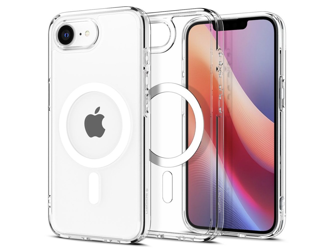 Funda Spigen Crystal Hybrid MagSafe para iPhone 17e / 16e - Transparente