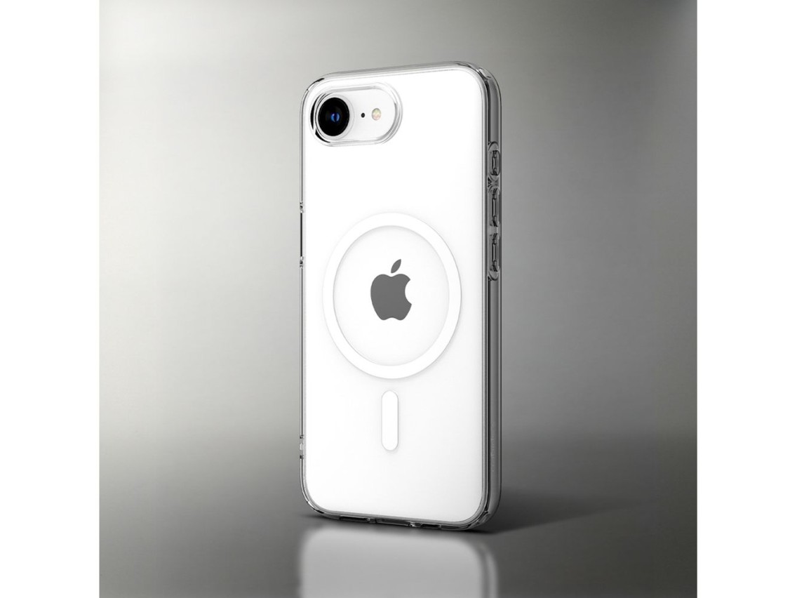 Capa Spigen Crystal Flex MagSafe para iPhone 17e / 16e - Transparente