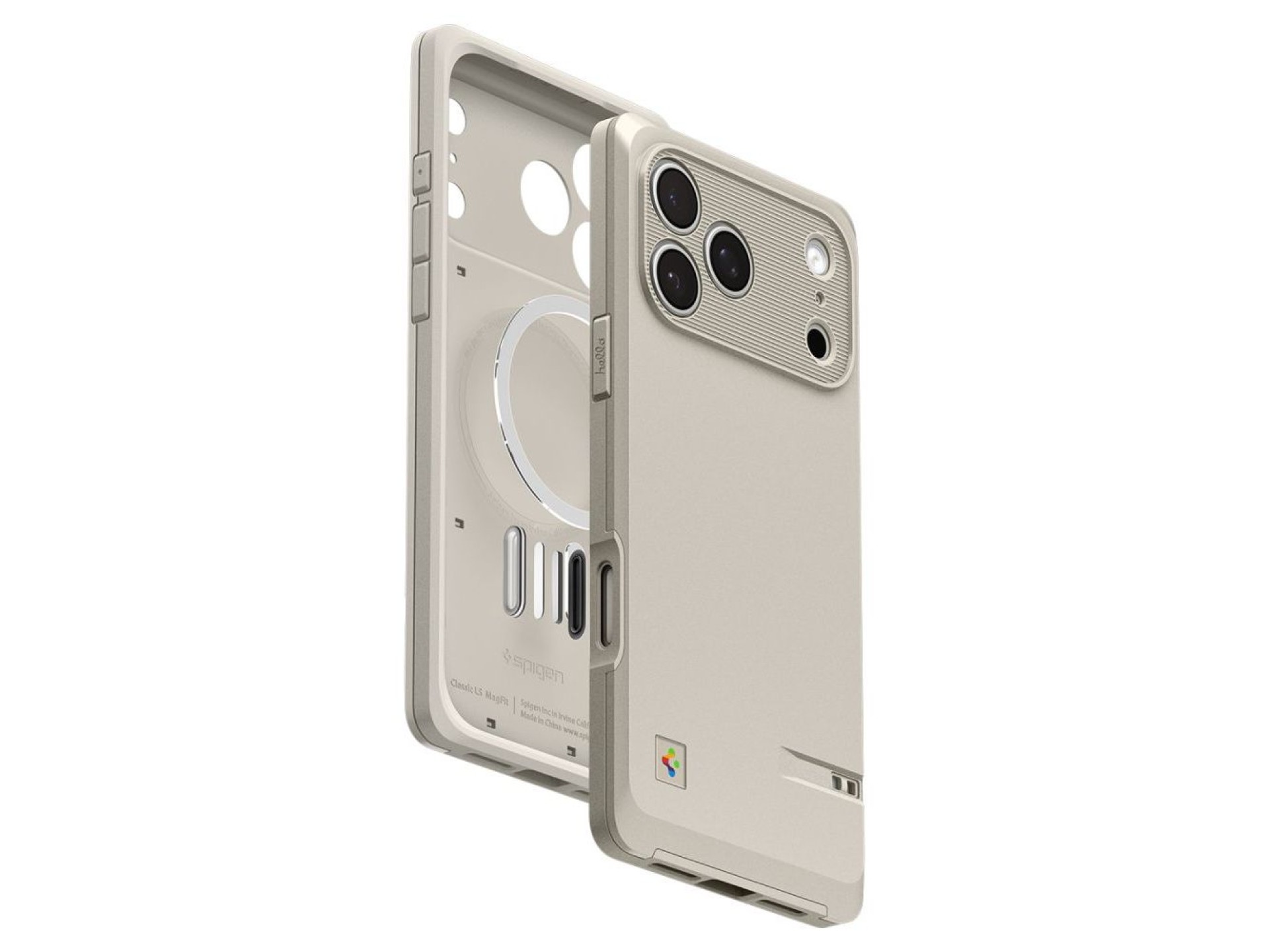 Capa Spigen Classic LS MagSafe para iPhone 17 Pro - Bege