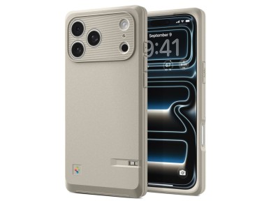 Capa Spigen Classic LS MagSafe para iPhone 17 Pro - Bege Capa Spigen Classic LS MagSafe para iPhone 17 Pro - Bege