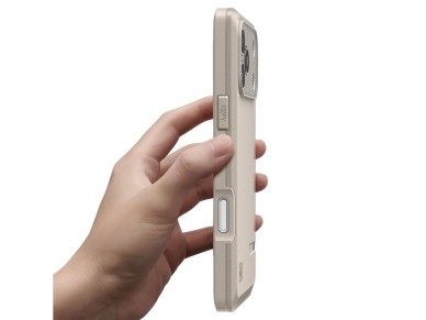 Capa Spigen Classic LS MagSafe para iPhone 17 Pro - Bege Capa Spigen Classic LS MagSafe para iPhone 17 Pro - Bege