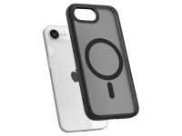 Capa Spigen Crystal Hybrid MagSafe para iPhone 17e / 16e - Preta, Translúcida Capa Spigen Crystal Hybrid MagSafe para iPhone 17e / 16e - Preta, Translúcida