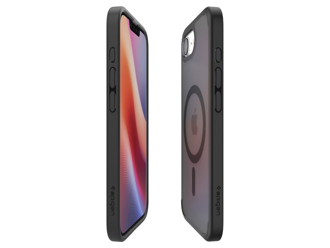 Capa Spigen Crystal Hybrid MagSafe para iPhone 17e / 16e - Preta, Translúcida