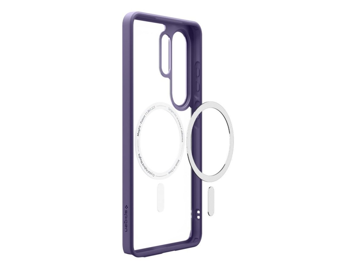 Capa Spigen Ultra Hybrid Mag MagSafe para Samsung Galaxy S26 Ultra - Azul Marinho Transparente