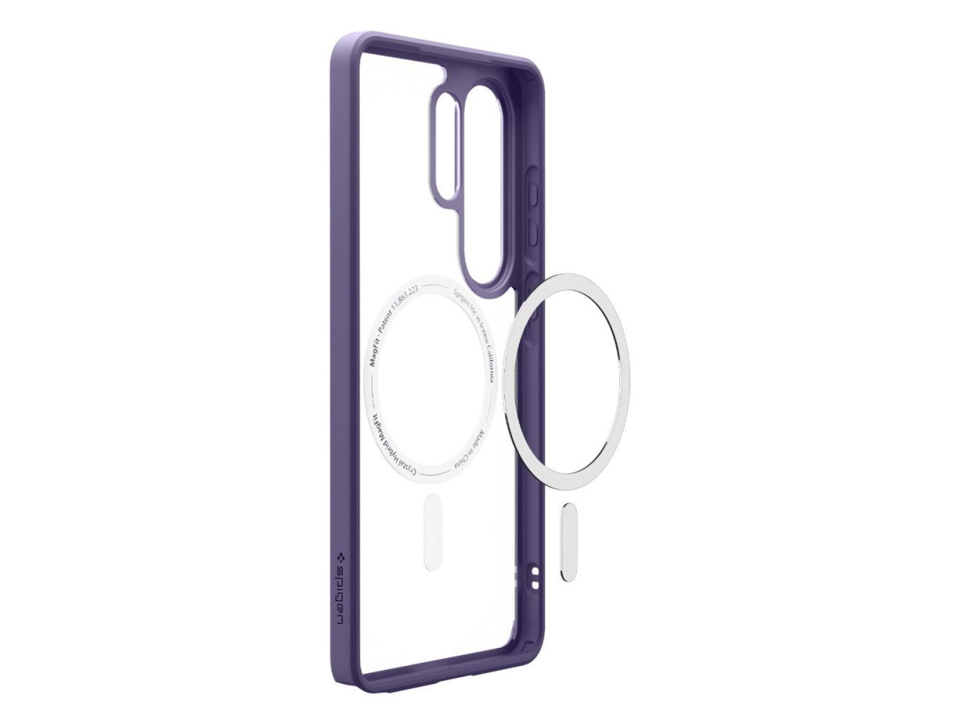 Capa Spigen Ultra Hybrid Mag MagSafe para Samsung Galaxy S26 Ultra - Azul Marinho Transparente