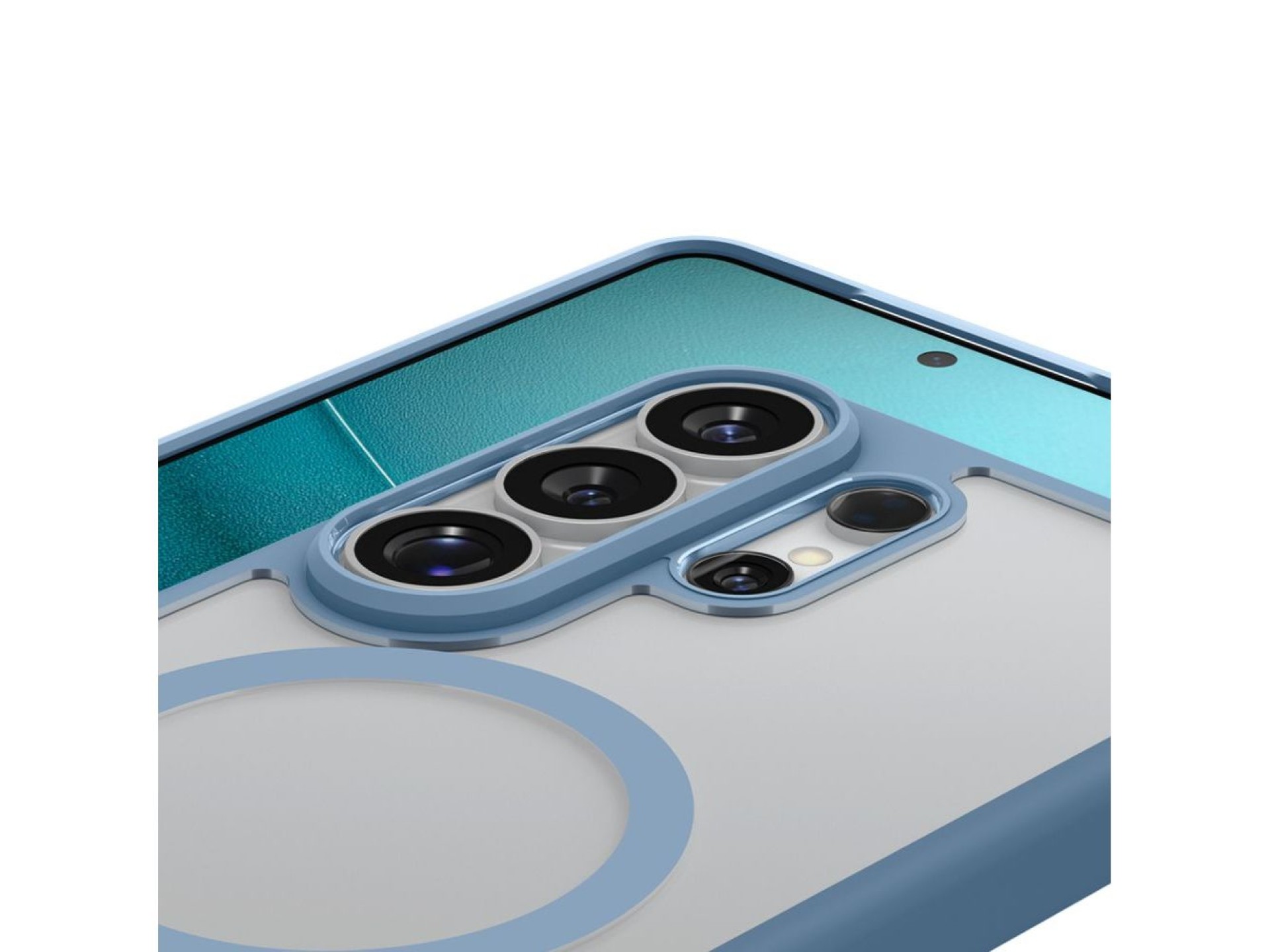 Funda Spigen Ultra Hybrid Mag MagSafe para Samsung Galaxy S26 Ultra - Azul transparente