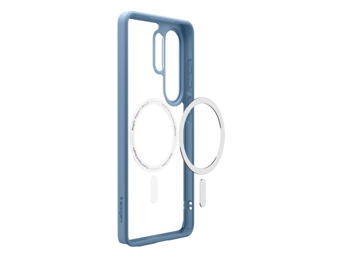 Funda Spigen Ultra Hybrid Mag MagSafe para Samsung Galaxy S26 Ultra - Azul transparente