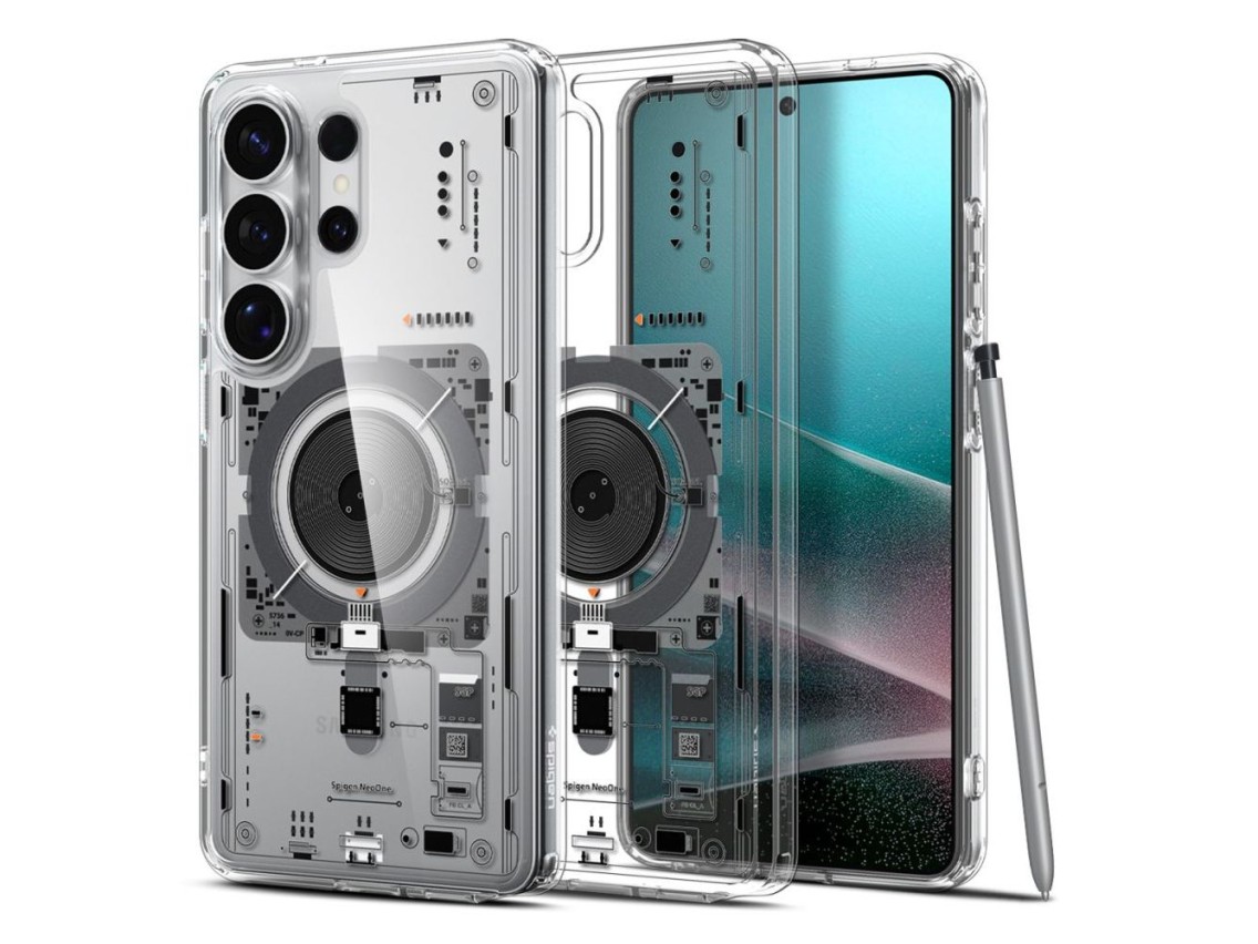 Capa Spigen Ultra Hybrid Mag MagSafe para Samsung Galaxy S26 Ultra Neo One - Transparente