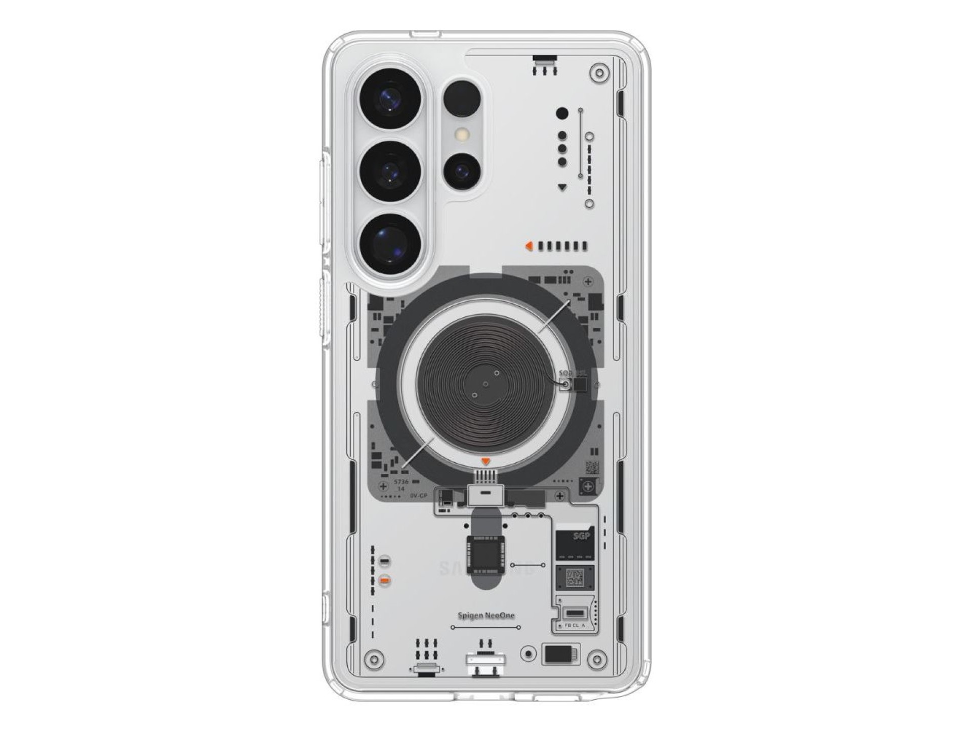 Capa Spigen Ultra Hybrid Mag MagSafe para Samsung Galaxy S26 Ultra Neo One - Transparente
