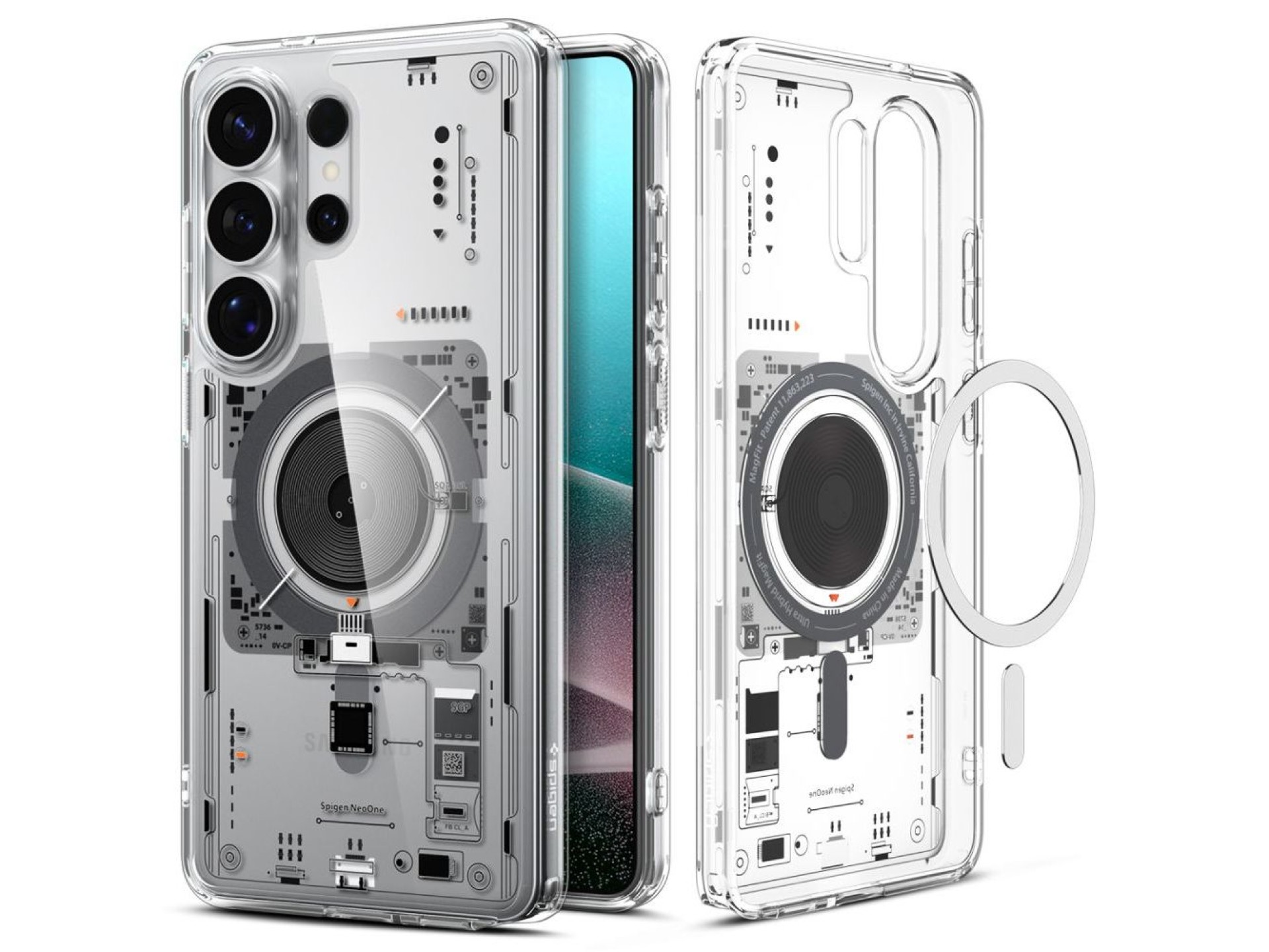 Capa Spigen Ultra Hybrid Mag MagSafe para Samsung Galaxy S26 Ultra Neo One - Transparente