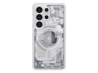 Capa Spigen Ultra Hybrid Mag MagSafe para Samsung Galaxy S26 Ultra Zero One - Transparente e Branca Capa Spigen Ultra Hybrid Mag MagSafe para Samsung Galaxy S26 Ultra Zero One - Transparente e Branca