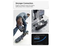 Capa Spigen Ultra Hybrid Mag MagSafe para Samsung Galaxy S26 Ultra Zero One - Preto Transparente