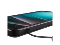 Capa Spigen Ultra Hybrid Mag MagSafe para Samsung Galaxy S26 Ultra Zero One - Preto Transparente