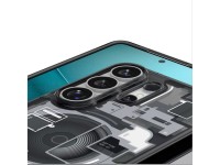 Capa Spigen Ultra Hybrid Mag MagSafe para Samsung Galaxy S26 Ultra Zero One - Preto Transparente