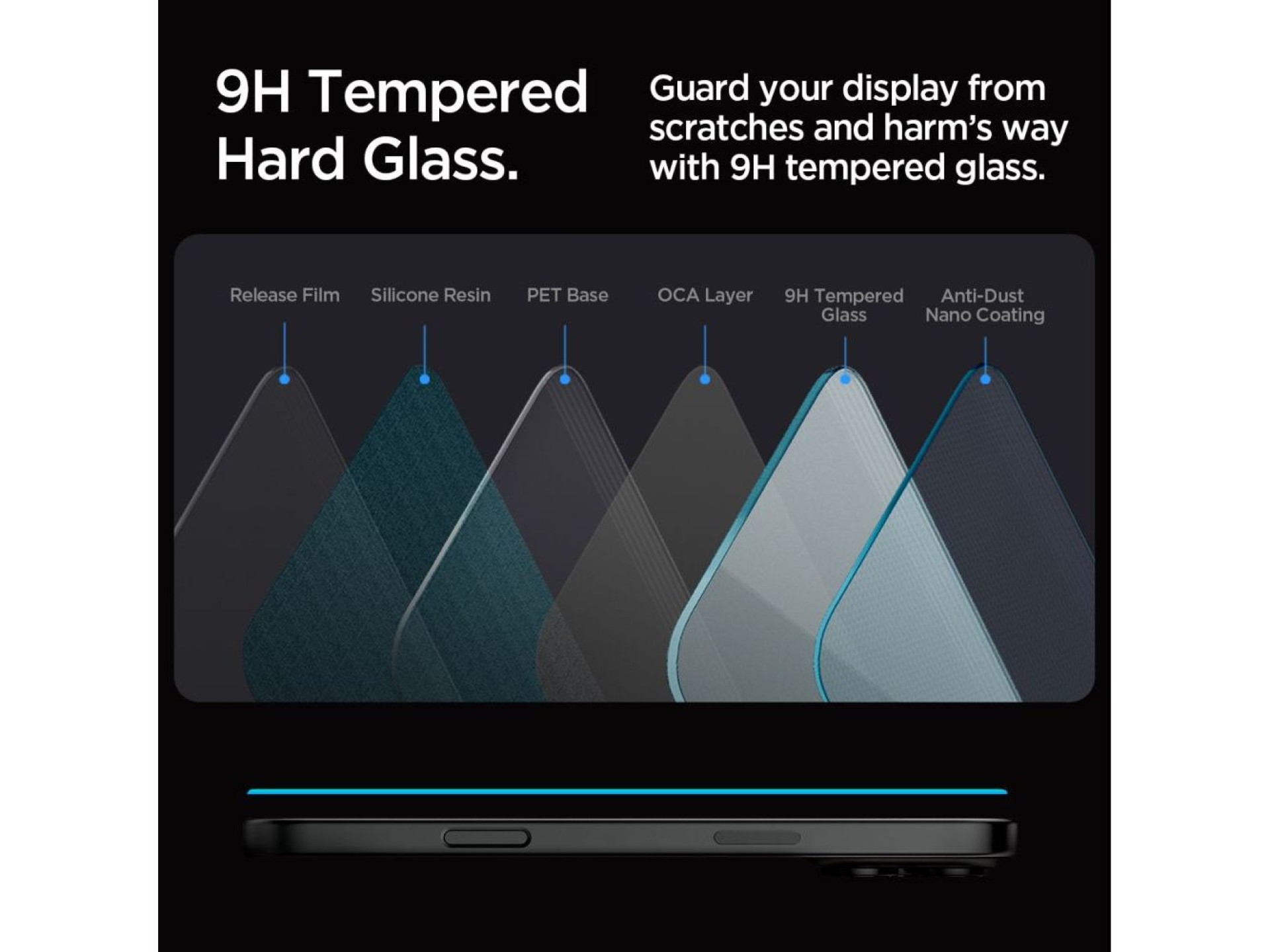 Spigen Glas.tR EZ Fit Película de Vidro Temperado para iPhone 16 Pro