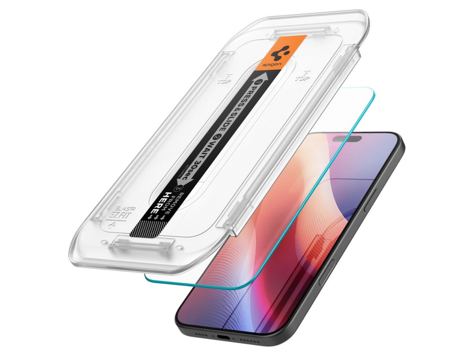 Spigen Glas.tR EZ Fit Película de Vidro Temperado para iPhone 16 Pro