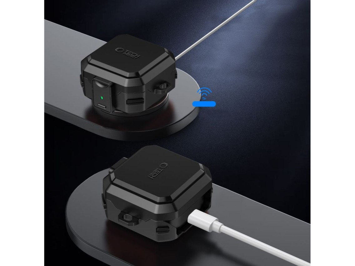 Capa Tech-Protect Carbonox MagSafe para Samsung Galaxy Buds 4 / 4 Pro - Preta