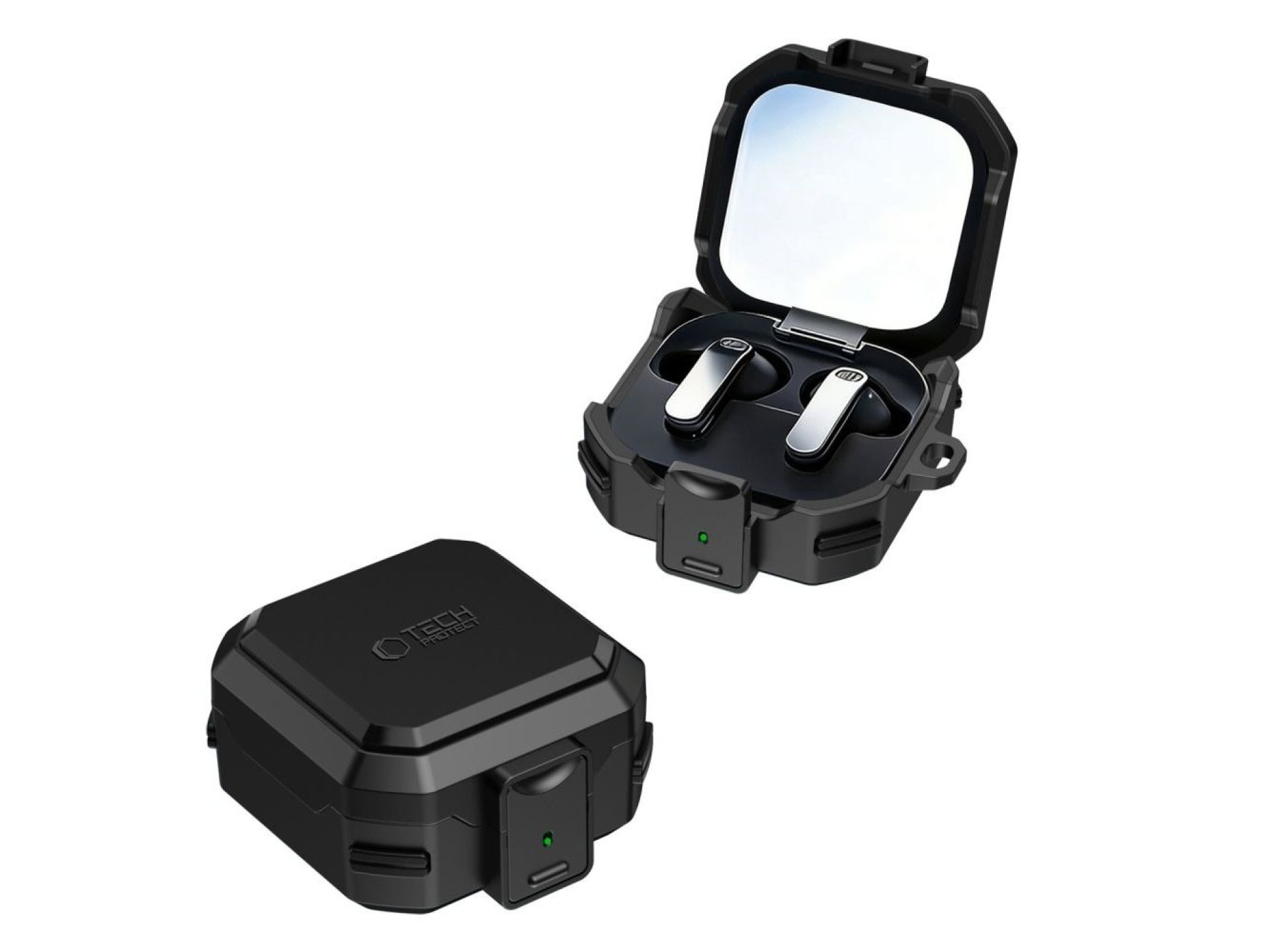 Capa Tech-Protect Carbonox MagSafe para Samsung Galaxy Buds 4 / 4 Pro - Preta
