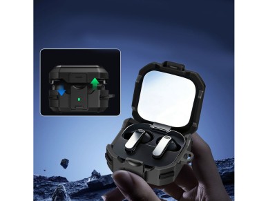 Tech-Protect Carbonox MagSafe Case for Samsung Galaxy Buds 4 / 4 Pro - Black Tech-Protect Carbonox MagSafe Case for Samsung Galaxy Buds 4 / 4 Pro - Black