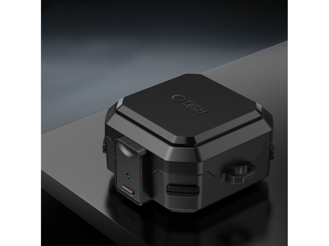 Capa Tech-Protect Carbonox MagSafe para Samsung Galaxy Buds 4 / 4 Pro - Preta