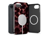 Funda Tech-Protect Lamano MagSafe para iPhone 16e / 17e - negra y marr�n