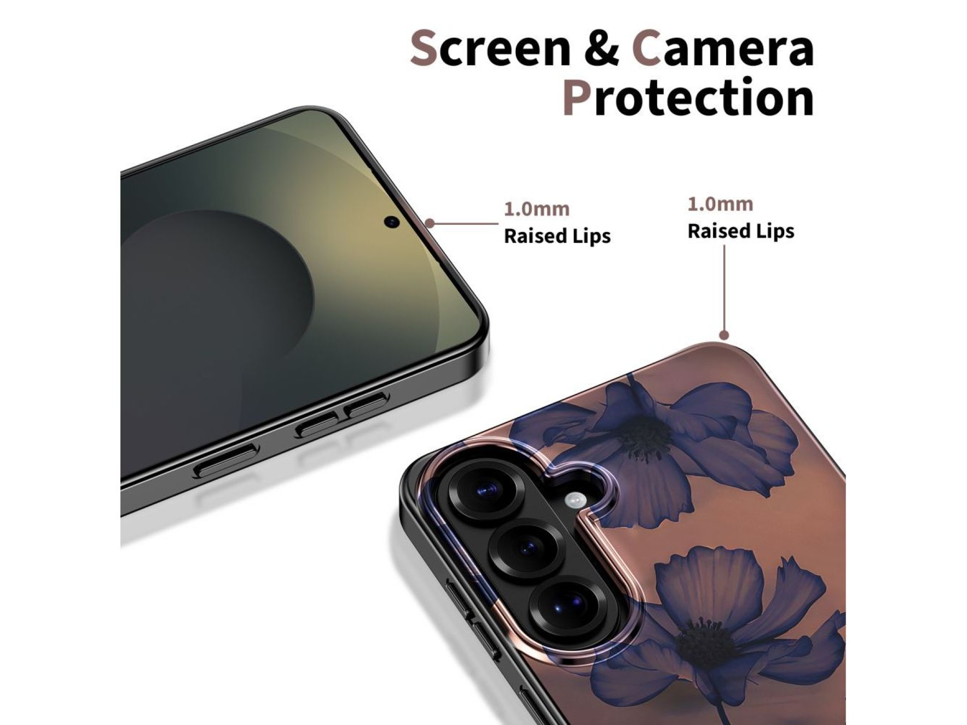 Capa Tech-Protect Lamano MagSafe para Samsung Galaxy A57 5G - Marrom e Roxo