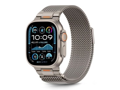 Brazalete Tech-Protect Milano Vanguard para Apple Watch (44 / 45 / 46 / 49 mm) - Titanio Brazalete Tech-Protect Milano Vanguard para Apple Watch (44 / 45 / 46 / 49 mm) - Titanio