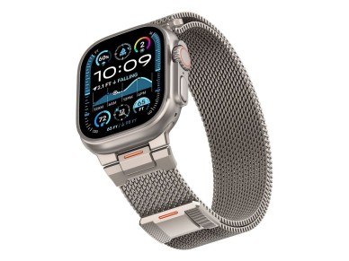 Brazalete Tech-Protect Milano Vanguard para Apple Watch (44 / 45 / 46 / 49 mm) - Titanio Brazalete Tech-Protect Milano Vanguard para Apple Watch (44 / 45 / 46 / 49 mm) - Titanio