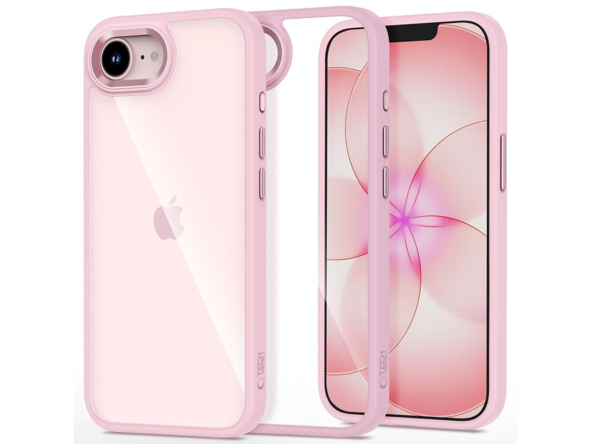 Tech-Protect Magmat Case for iPhone 16e / 17e - Transparent Pink