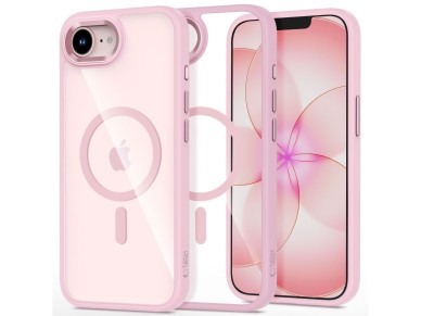 Tech-Protect Magmat MagSafe Case for iPhone 16e / 17e - Transparent Pink Tech-Protect Magmat MagSafe Case for iPhone 16e / 17e - Transparent Pink