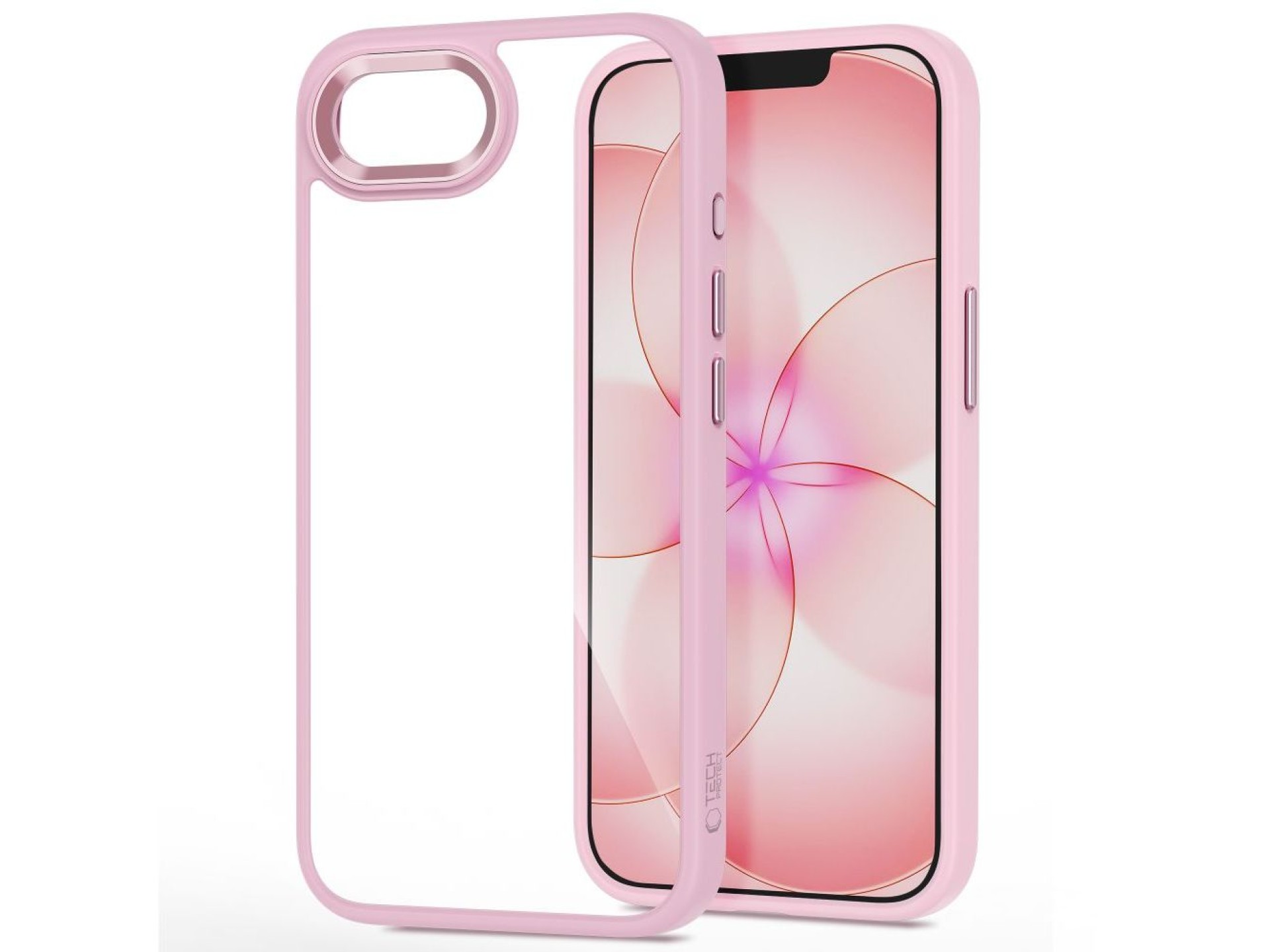 Tech-Protect Magmat Case for iPhone 16e / 17e - Transparent Pink