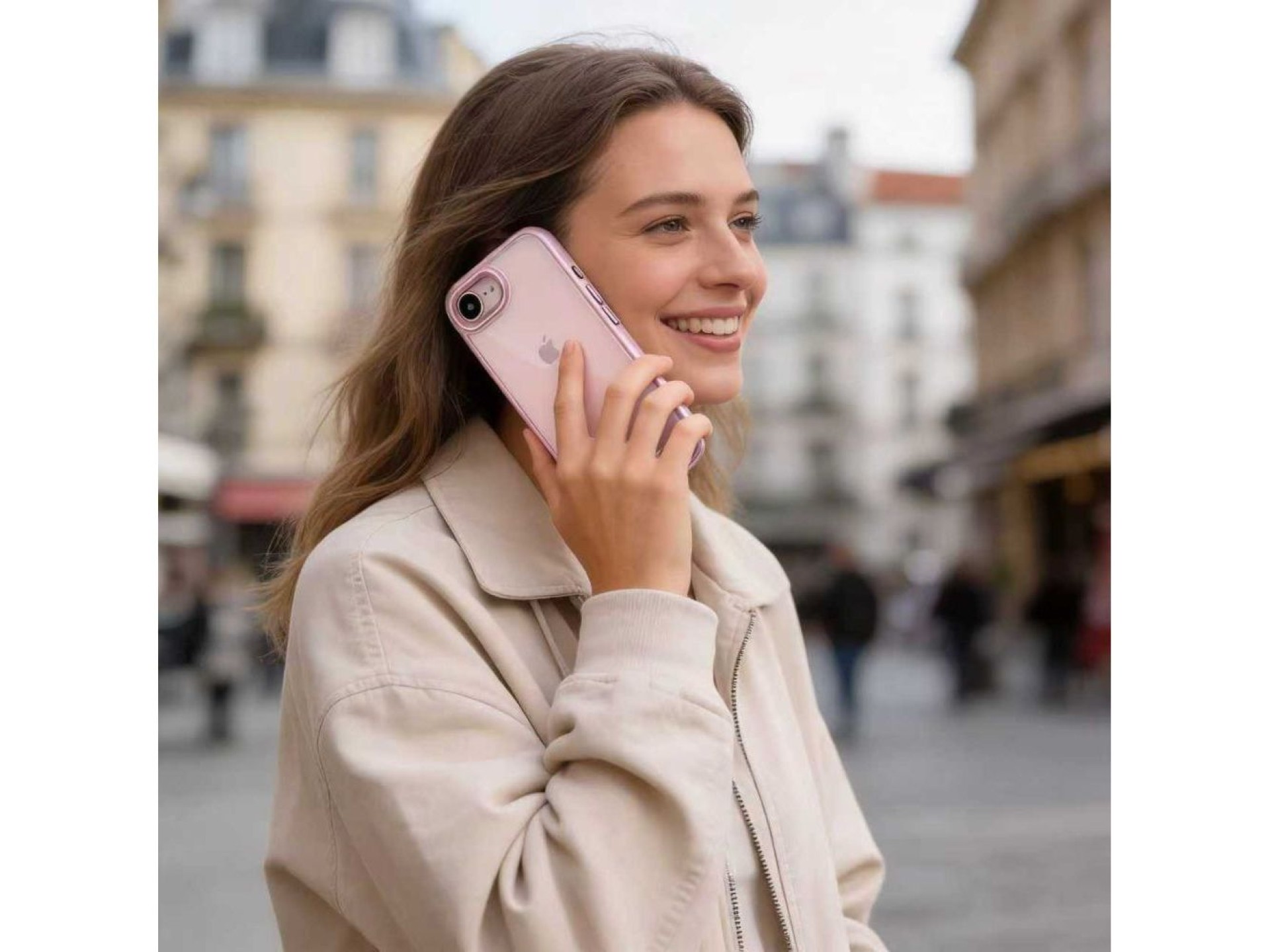 Tech-Protect Magmat Case for iPhone 16e / 17e - Transparent Pink