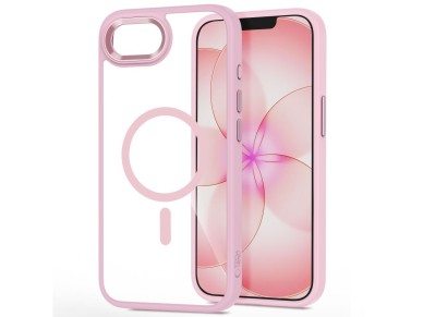 Tech-Protect Magmat MagSafe Case for iPhone 16e / 17e - Transparent Pink Tech-Protect Magmat MagSafe Case for iPhone 16e / 17e - Transparent Pink