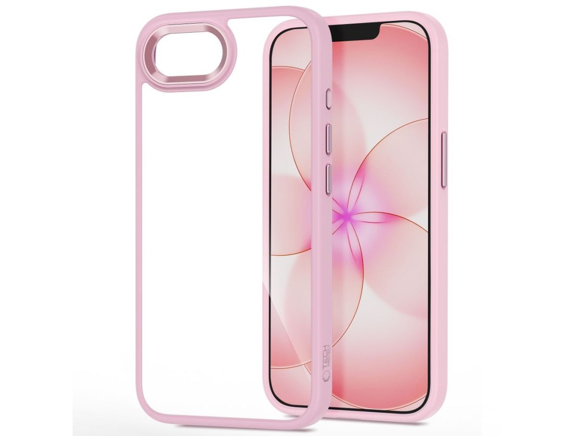 Tech-Protect Magmat Case for iPhone 16e / 17e - Transparent Pink