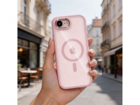 Funda Tech-Protect Magmat MagSafe para iPhone 16e / 17e - Rosa transparente Funda Tech-Protect Magmat MagSafe para iPhone 16e / 17e - Rosa transparente
