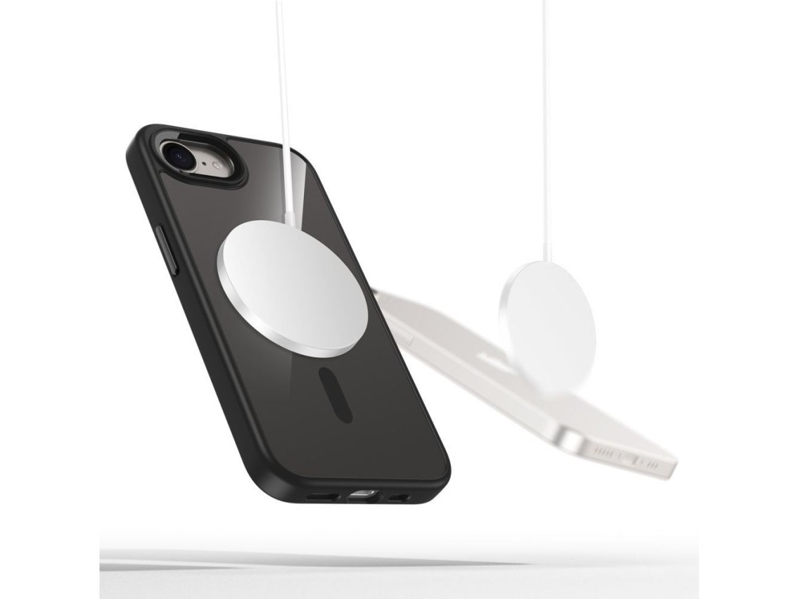 Funda Tech-Protect MagMat MagSafe para Nothing Phone 3A Pro - Negro transparente