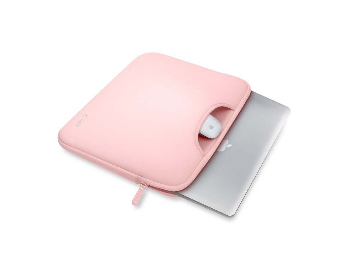Bolsa para portátil de 15-16 pulgadas Tech-Protect de neopreno - Rosa