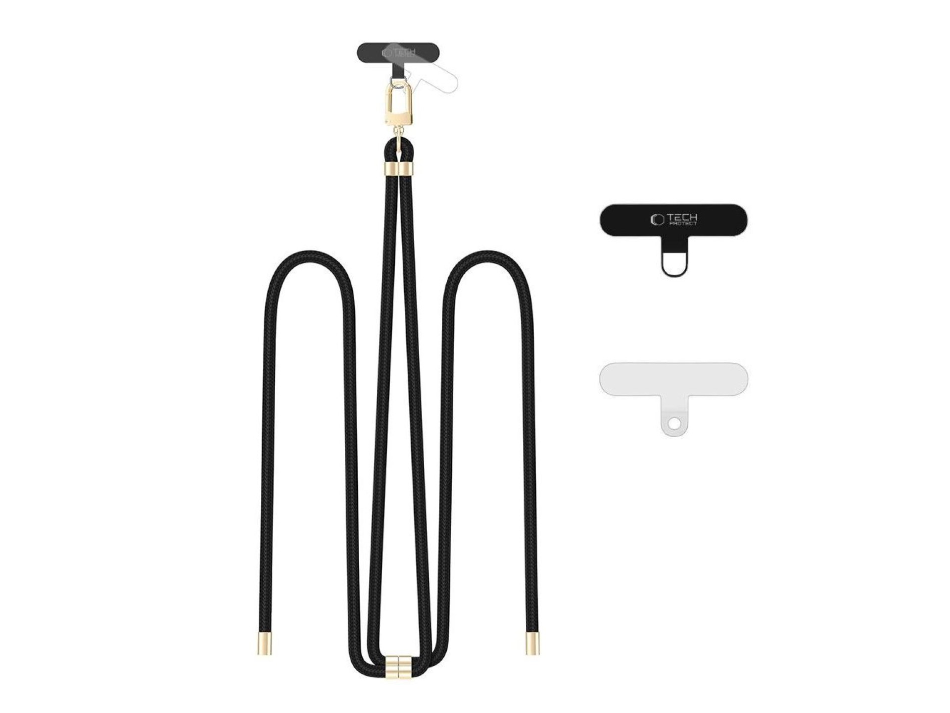 Correa cruzada de cuerda Tech-Protect C7S - Negra