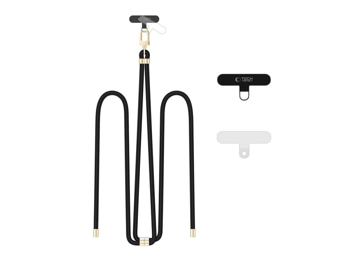 Correa cruzada de cuerda Tech-Protect C7S - Negra