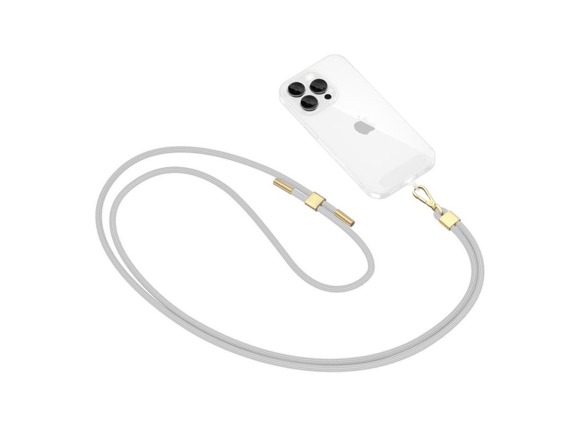 Tech-Protect C2S Rope Crossbody Strap Leash - Gray