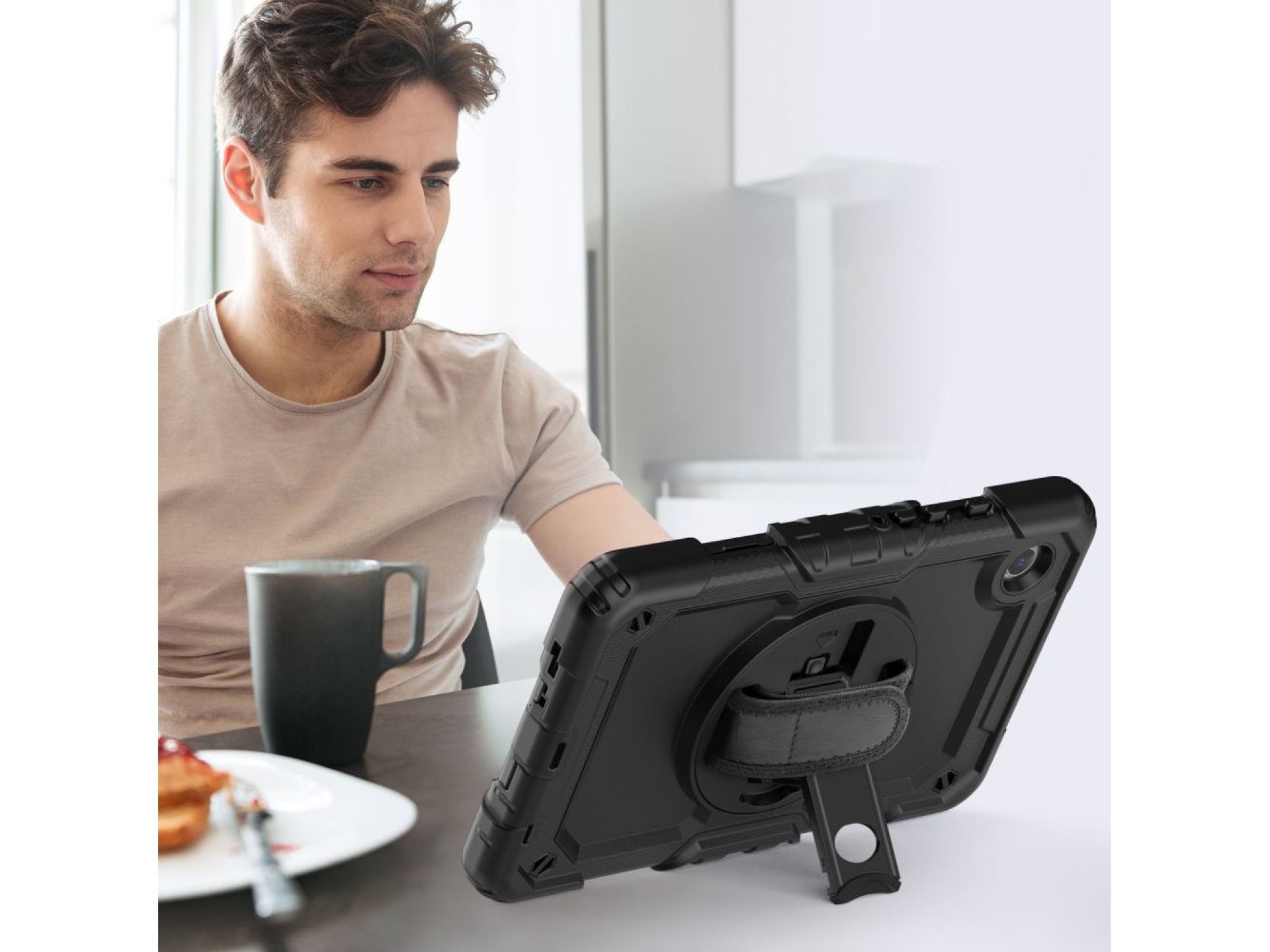 Tech-Protect Solid360 Case for Samsung Galaxy Tab A9+ 11.0 X210 / X215 / X216 - Black