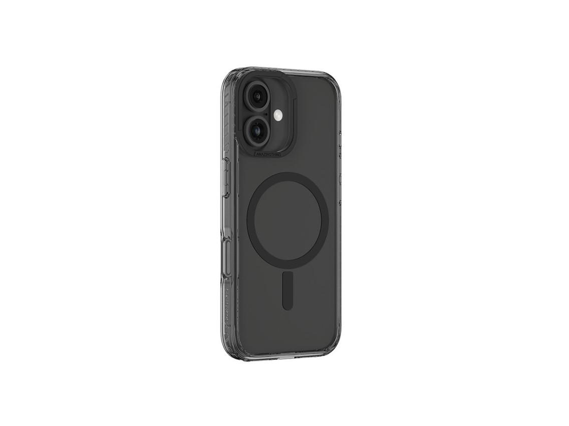 Capa AmazingThing Titan Pro Mag com anel magnético para iPhone 16 - Preta