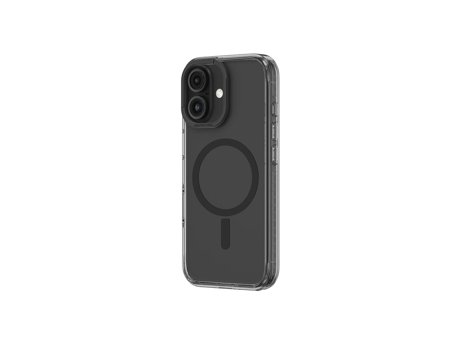 Capa AmazingThing Titan Pro Mag com anel magnético para iPhone 16 - Preta