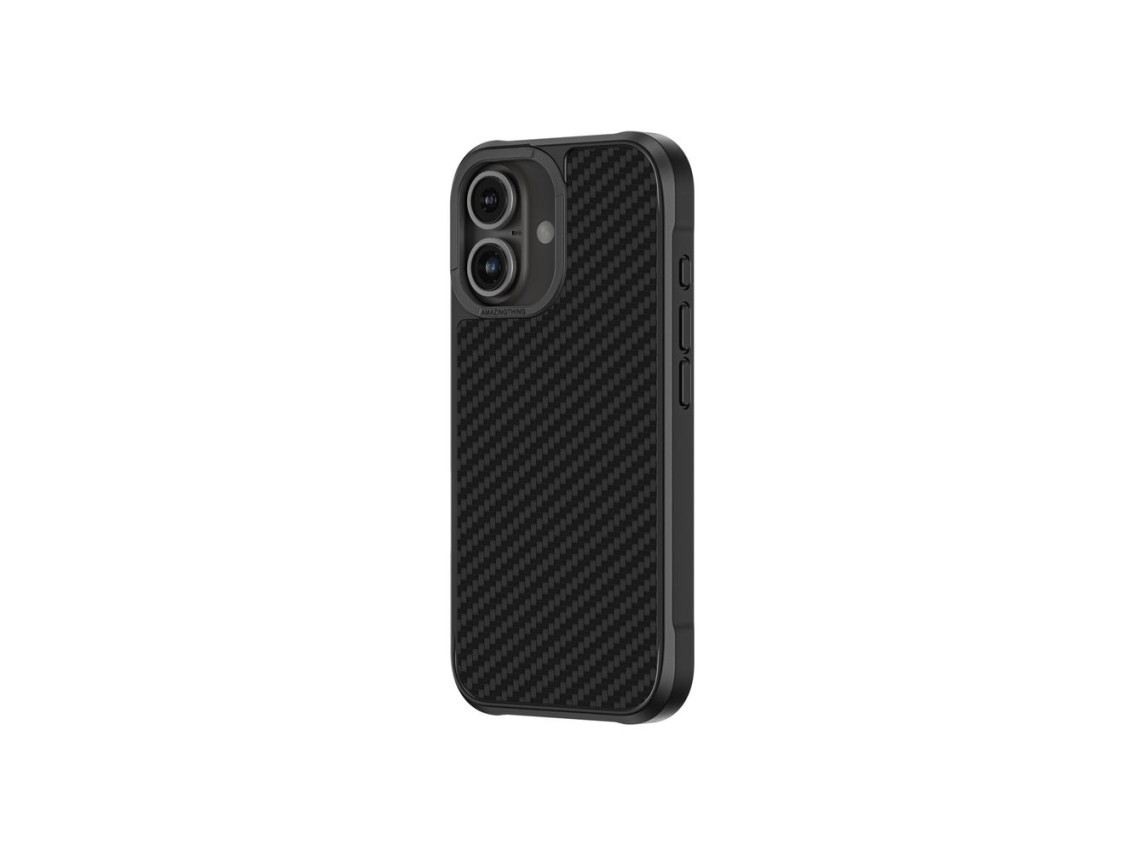 AmazingThing Titan Max Case with 1500D Aramid Fibers for iPhone 16 Plus - Black