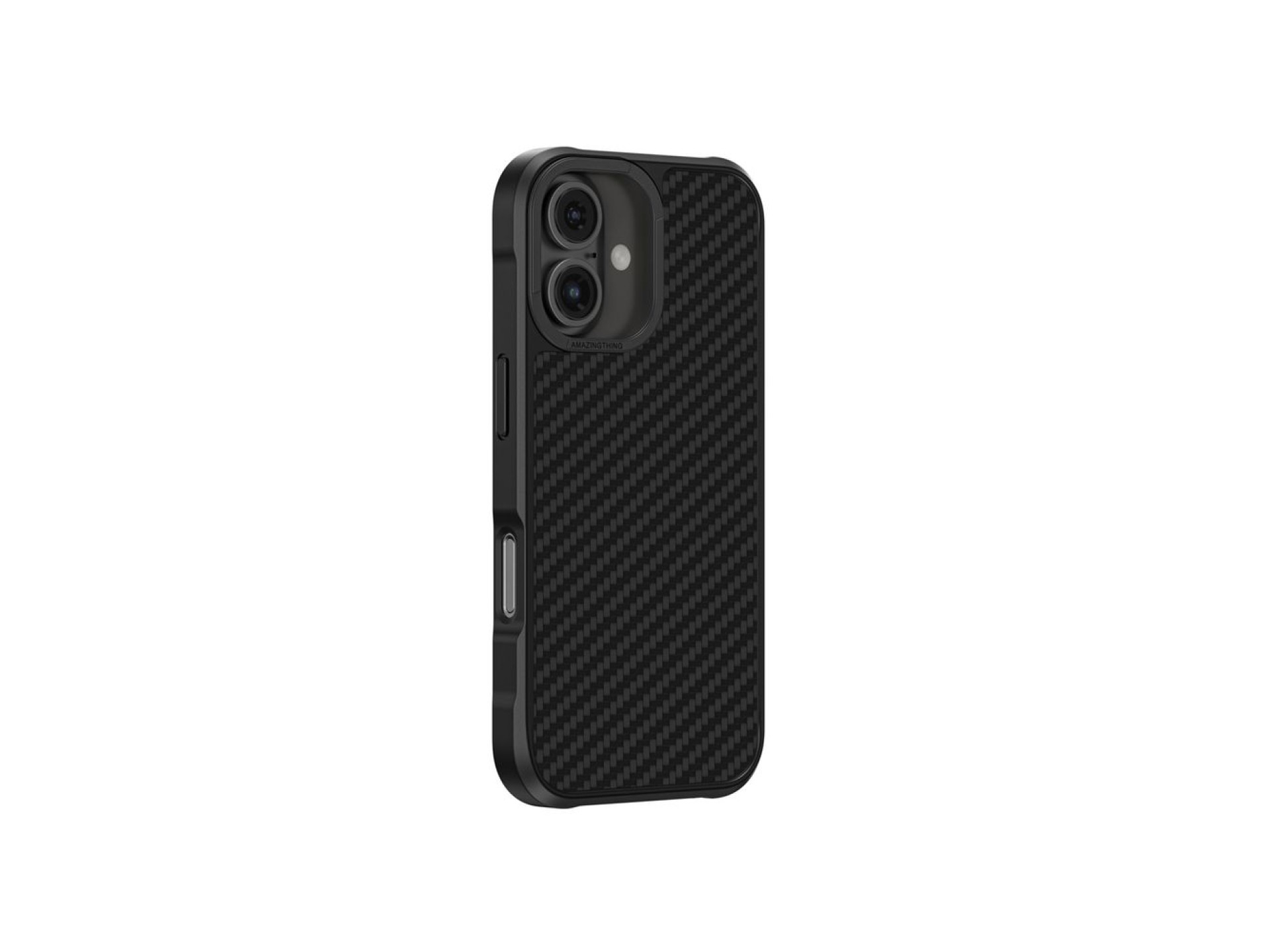 Capa AmazingThing Titan Max com fibras de aramida 1500D para iPhone 16 - Preta