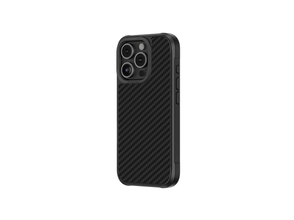 AmazingThing Titan Max Case with 1500D Aramid Fibers for iPhone 16 Pro - Black
